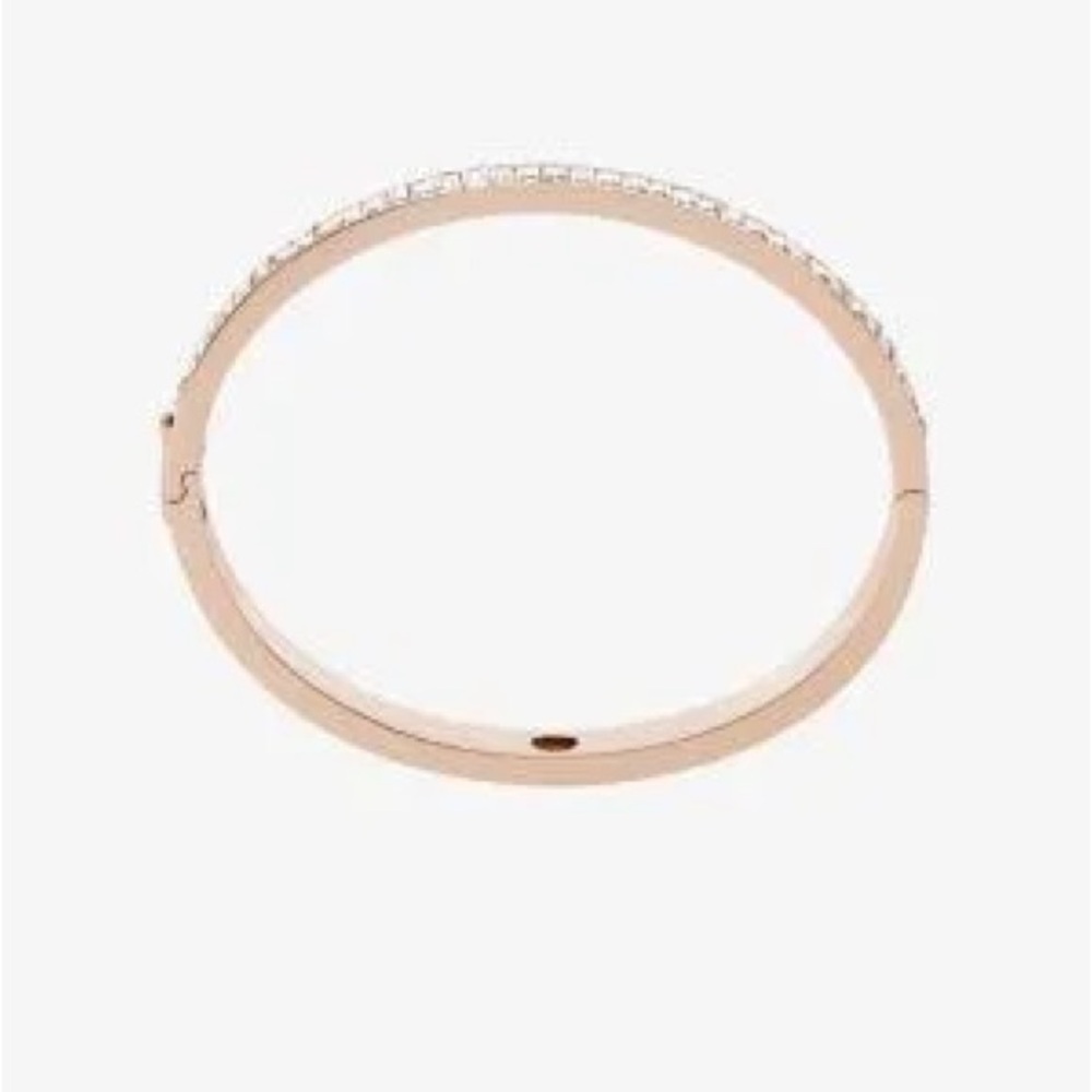 New Michael Kors Cubic Zirconia Rose Gold Bangle - Picture 2 of 2